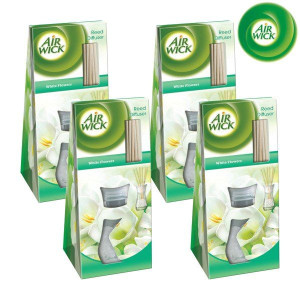 Air Wick Białe Kwiaty Patyczki Zapachowe 4 x 25ml