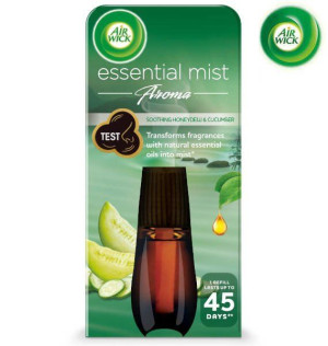 Air Wick Mist Odświeżacz Powietrza Wkład 20ml Miodowy Melon i Ogórek