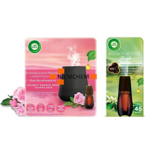 Air Wick Mist Odświeżacz Powietrza Zestaw: Komplet Róża + Wkład 20ml