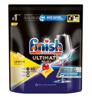Finish POWERBALL ULTIMATE ALL IN 1 Lemon Kapsułki do Zmywarki 40szt
