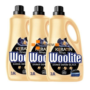 Woolite Dark Denim Black Płyn do Prania Ciemnego Jeans'u 180pr 3 x 3,6L