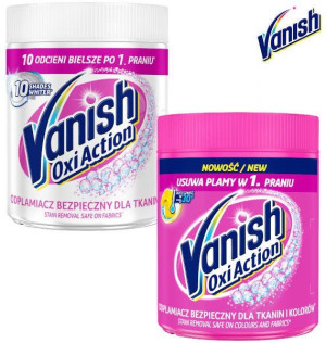 Vanish Oxi Action Pink Odplamiacz Kolor 470g