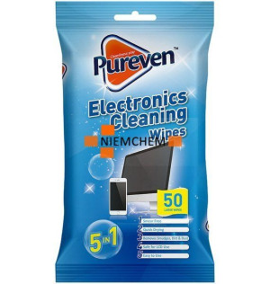 Pureven Chusteczki do Elektroniki LCD TV 50szt  UK