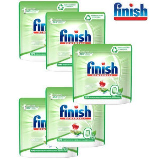 Finish All in 1 ZERO 0% Tabletki do Zmywarki 5x40= 200szt
