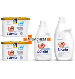 Lovela Zestaw: Kapsułki, Płyn do Płukania, Odplamiacz