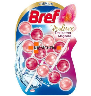 Bref DeLuxe Delikatna Magnolia Zawieszka Kulki Wc 3 x 50g
