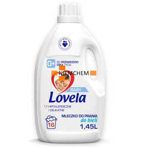 Lovela BABY Hipoalergiczne Mleczko Płyn do Prania Białego 1,45L