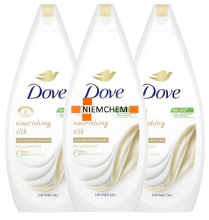 Dove Silk Glow Żel pod Prysznic 3 x 500ml Zestaw