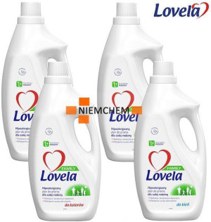 Lovela FAMILY Płyn Prania Koloru Białego 4 x 1,85L