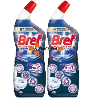 Bref Excellence Gel Color Activ+ Lawenda Żel do WC 2 x 700ml