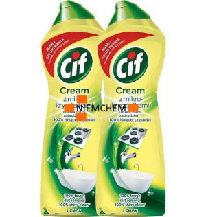 Cif Cream Lemon Cytrynowe Mleczko do Czyszczenia 2 x 780g