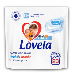 Lovela Baby Hipoalergiczne Kapsułki do Prania dla Dzieci 23szt