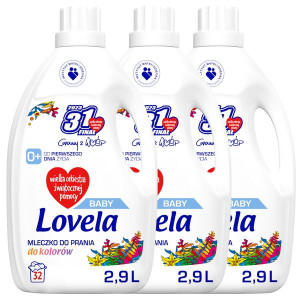 Lovela BABY Hipoalergiczne Mleczko do Prania Koloru 96pr 3 x 2,9L