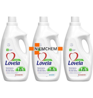 Lovela FAMILY Płyn do Prania Kolorów i Bieli 84pr 3 x 1,85L