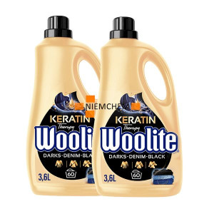 Woolite Darks Denim Black Płyn do Prania Ciemnego 120pr 2 x 3,6L