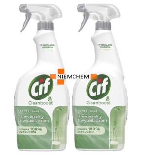 Cif Power&Shine Uniwersalny z Wybielaczem Spray 2 x 750ml
