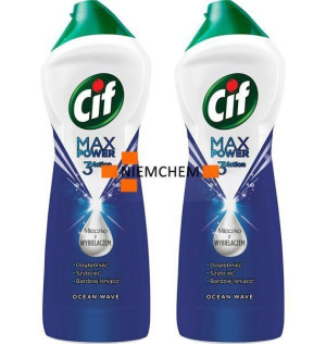 Cif Max Power Ocean Wave Mleczko z Wybielaczem 2 x 1001g