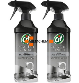 Cif Perfect Finish Stal Nierdzewna Spray do Czyszczenia 2 x 435ml