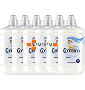 Coccolino Sensitive Pure Płyn do Płukania 432pr 6 x 1,8L