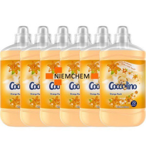 Coccolino Orange Rush Płyn do Płukania 432pr 6 x 1,8L