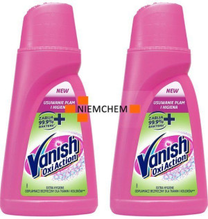 Vanish Extra Hygiene Płyn Odplamiacz Antybakteryjny 2 x 1,4L