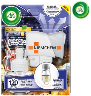 Air Wick Electrical Komplet Mulled Wine Grzane Wino 19ml