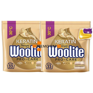 Woolite Pro-Care Kapsułki do Prania Koloru Białego 2 x 33szt