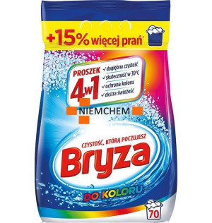 Bryza 4w1 do Koloru Proszek do Prania 70pr 4,55kg