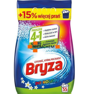Bryza 4w1 do Koloru Spring Proszek do Prania 55pr 3,575kg