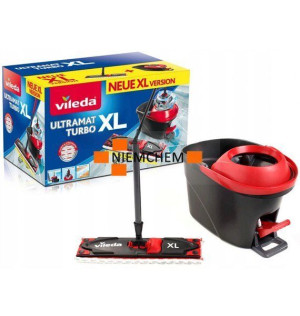 Vileda Ultramat Turbo XL Mop Płaski i Wiadro Zestaw