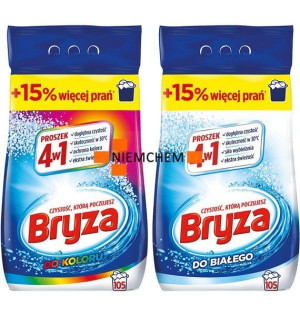 Bryza 4w1 do Koloru Białego Proszek 210pr 2 x 6,8kg