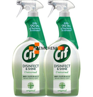 Cif Disinfect & Shine Original Spray Antybakteryjny 2 x 750ml