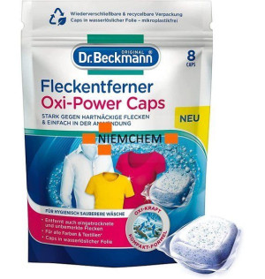Dr Beckmann Oxi-Power Caps Odplamiacz Tabletki 8szt DE