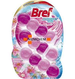Bref Brilliant Gel Wiosenny Deszcz Zawieszka Wc Kulki 3 x 42g