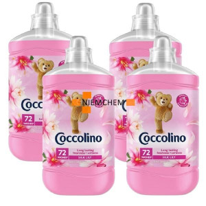 Coccolino Silk Lily Pure Płyn do Płukania 4x 1,8L 288pr