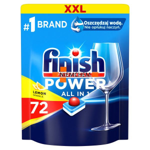 Finish Power all in 1 tabletki do zmywarki Lemon 72 szt