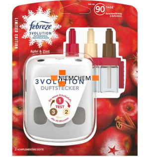 Frebreze 3Volution Jabłko&Cynamon Odświeżacz Urządzenie + Wkład Zestaw