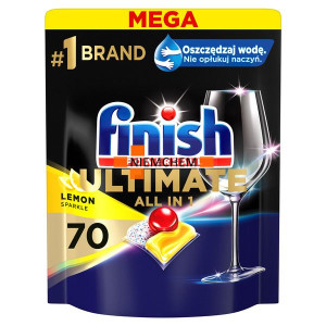 Finish Ultimate AIl in1 Lemon Tabletki do Zmywarki 70 szt