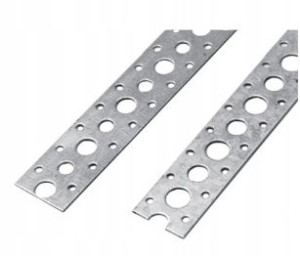Alnor Taśma Perforowana, Ocynk 17mm/0,6mm/25mb