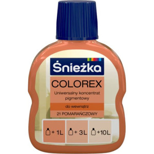 ŚNIEŻKA Pigment COLOREX 100ml Pomarańczowy 21