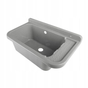 Hydroland Zlewozmywak Gosp. 1-kom.60 X 34cm Szary