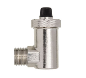 Odpowietrznik kątowy 1/2" na pion automat