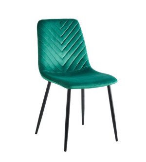 Krzesło K5-FX ZIELONE VELVET tapicerowane