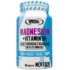 REAL PHARM Magnesium +B6 MAGNEZ - 90 tabs