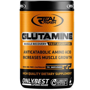 REAL PHARM - Glutamine 900mg - GLUTAMINA - 300 caps