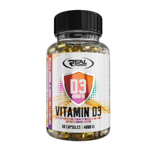 Real Pharm - D3 4000 Witamina D3 - 60kaps