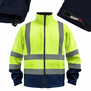 SOFTSHELL KURTKA robocza odblaskowa DEDRA r.3XL