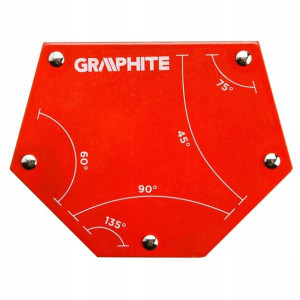 Kątownik magnetyczny SPAWALNICZY 34 kg GRAPHITE