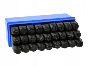 NUMERATOR znaczniki LITERY 10mm stemple metal GEKO