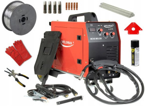 Spawarka Mig Mag Migomat Zestaw Mma Flux 200a Igbt